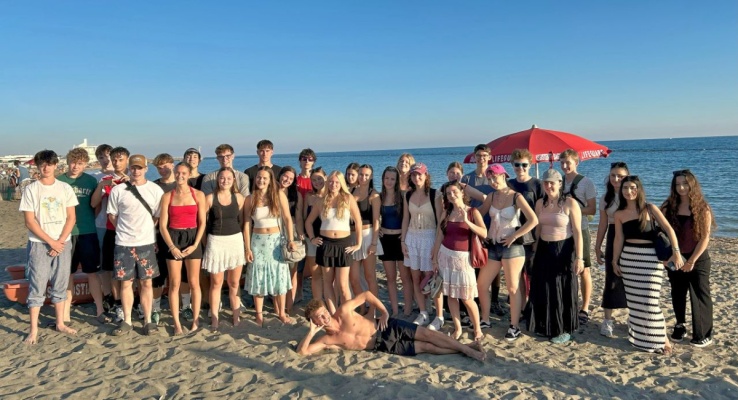 Gruppenfoto in Rom