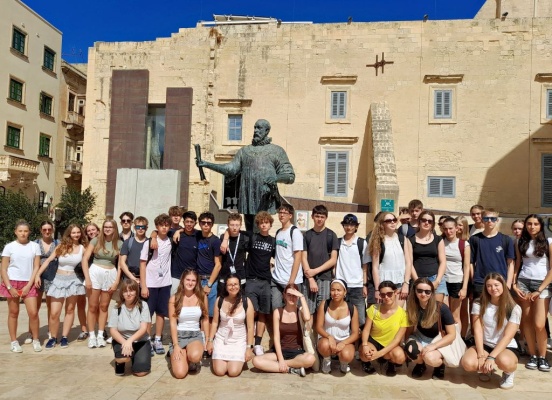 Foto 1: Gruppenfoto 6G und 7G in Malta