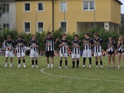 Foto: Schulmatch-Gruppenfoto der Mannschaften