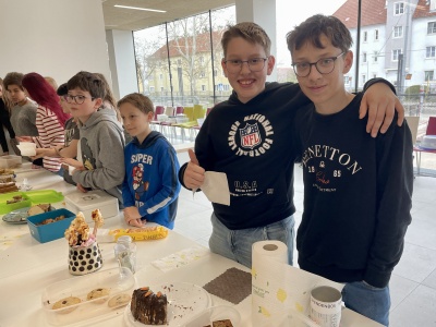 Foto: UNESCO-Juniors Kuchen-Pause
