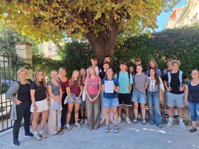 Foto: 8.Klassen in Nizza