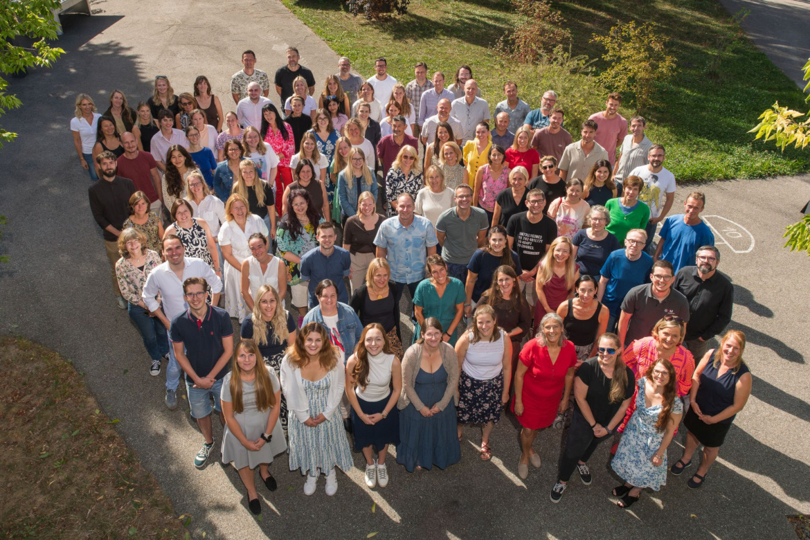 Foto: Gruppenfoto der Lehrpersonen im Gymnasium 2026