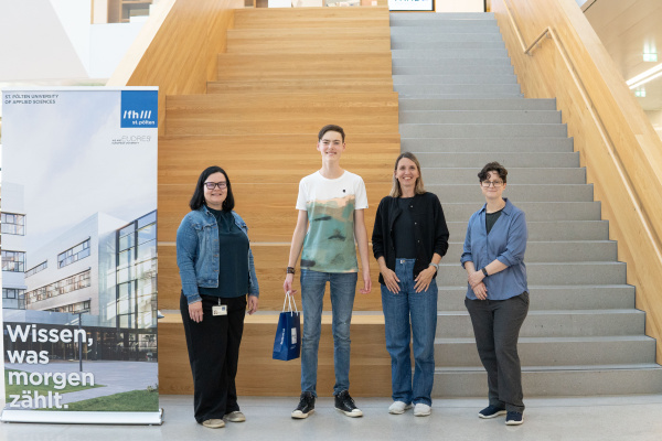 Foto: Florian Stix in der FH St. Pölten