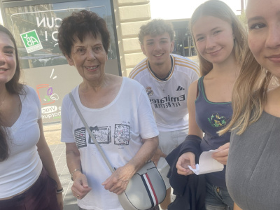 Foto: 8.Klassen in Nizza