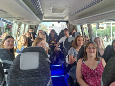 Foto: 8.Klassen in Nizza