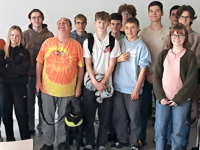 Gruppenfoto: Vortrag Blindenführerverband