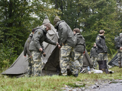 Foto: 8S und 8N am TÜPL Allentsteig