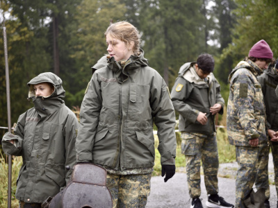 Foto: 8S und 8N am TÜPL Allentsteig