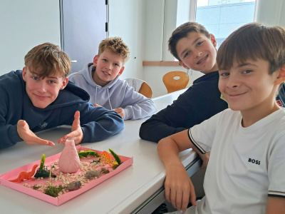 Foto: Modellvulkan der 3S1