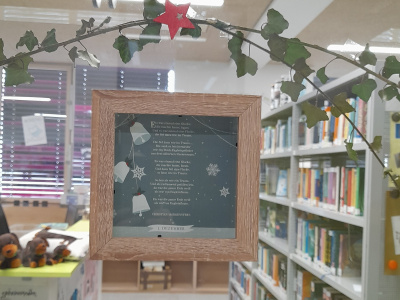 Bild: Literarischer Adventkalender in der Bibliothek
