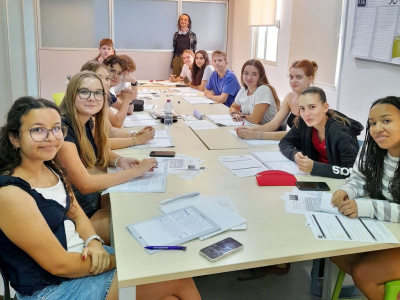Foto 4: 6G und 7G in der Sprachschule in Malta
