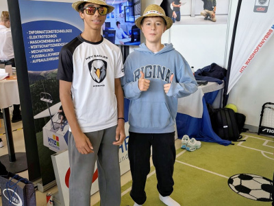 Foto 4: 4S1 bei der Berufs- und Schulmesse