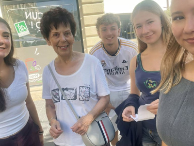 Foto: 8.Klassen in Nizza