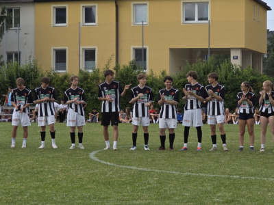 Foto: Schulmatch-Gruppenfoto der Mannschaften