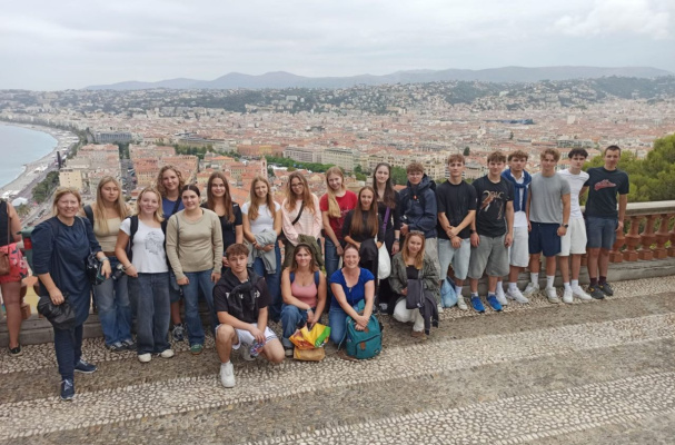 Gruppenfoto in Nizza