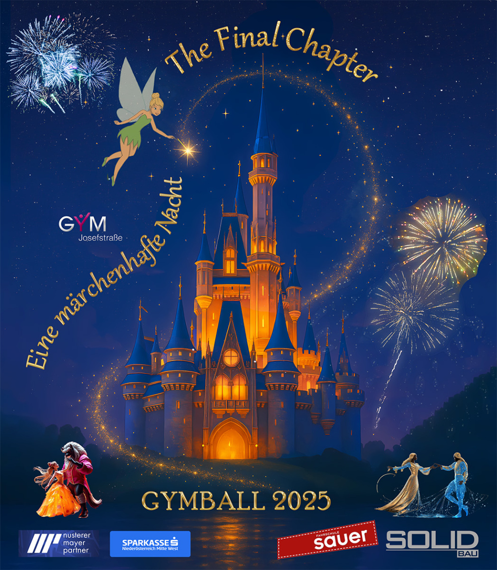 Einladung zum GYMBALL 2025 "The Final Chapter - Eine märchenhafte Nacht"