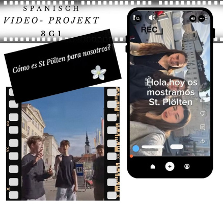 Foto: Collage 3G1 Videoprojekt Spanisch