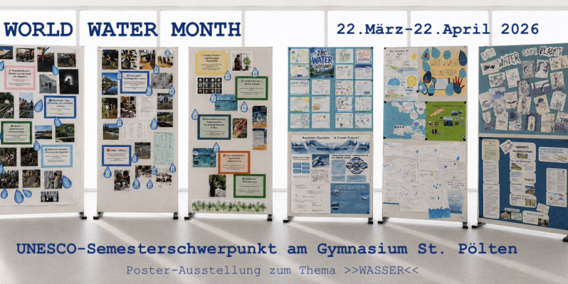 Foto: UNESCO World Water Month Poster-Ausstellung